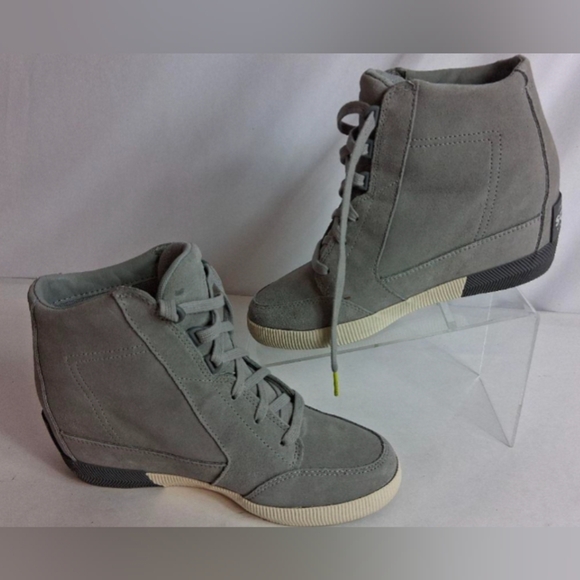 Sorel Out N About Waterproof Leather Wedge Booties Size 9 NWOT MSRP $139.95 - Picture 7 of 10